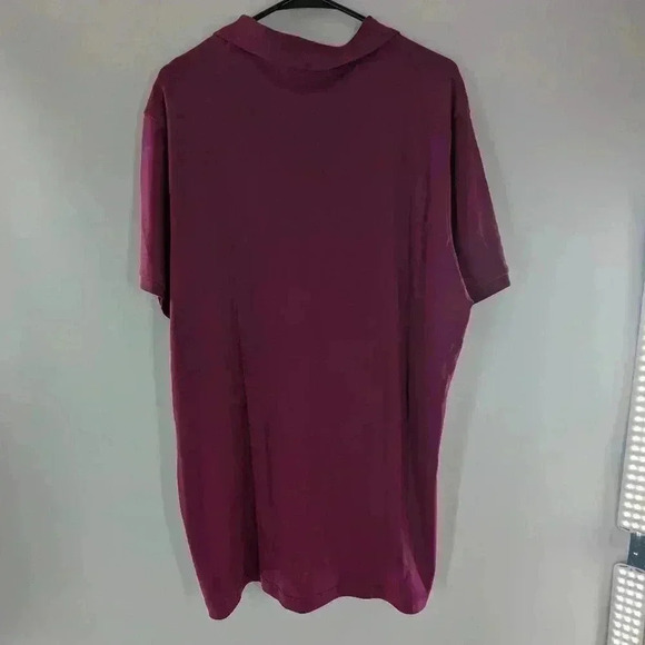 U.S. Polo ASSN Polo Shirt Men's XL Maroon Golfing 2 Button Luxury Feel - Picture 8 of 11